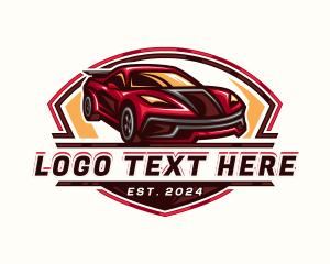 Car - Race Car Detailing logo design