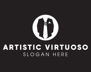 Menswear Suit & Tie logo design