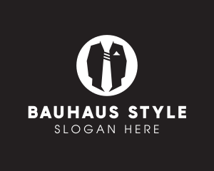 Menswear Suit & Tie logo design