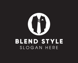 Menswear Suit & Tie logo design