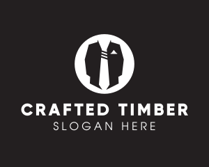 Menswear Suit & Tie logo design