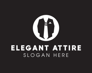 Menswear Suit & Tie logo design