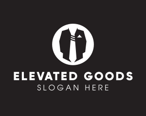 Menswear Suit & Tie logo design