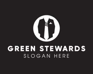 Menswear Suit & Tie logo design