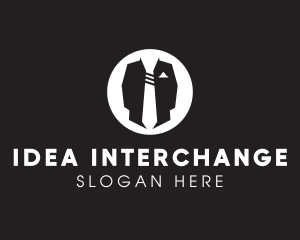 Menswear Suit & Tie logo design