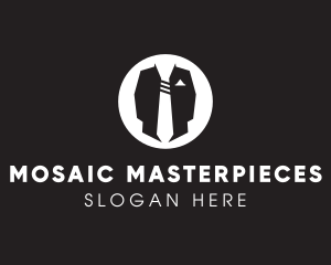 Menswear Suit & Tie logo design