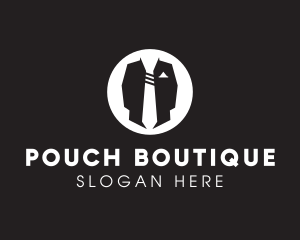 Menswear Suit & Tie logo design