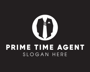 Menswear Suit & Tie logo design