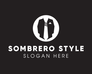 Menswear Suit & Tie logo design