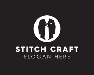 Menswear Suit & Tie logo design