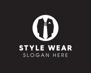 Menswear Suit & Tie logo design