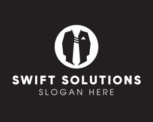 Menswear Suit & Tie logo design