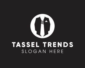 Menswear Suit & Tie logo design