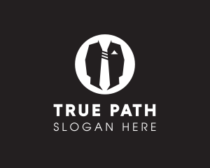 Menswear Suit & Tie logo design