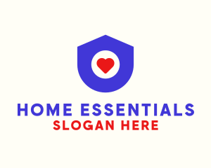 Heart Shield Home Care logo design