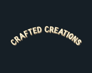 Retro Grunge Craft logo design