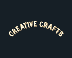 Retro Grunge Craft logo design