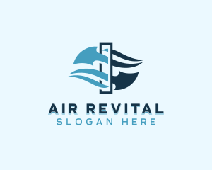 Cool Wind Ventilation logo design