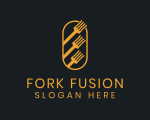 Kitchen Fork Eatery  logo design