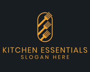 Kitchen Fork Eatery  logo design