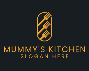 Kitchen Fork Eatery  logo design