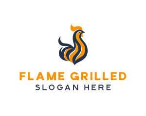 Hot Chicken Grill logo design