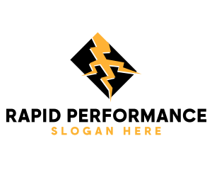 Lightning Bolt Electricity logo