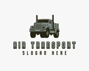 Dump Truck Trucking Cargo logo design