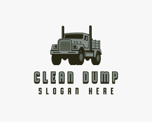 Dump Truck Trucking Cargo logo design