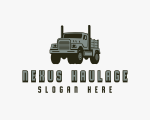 Dump Truck Trucking Cargo logo design