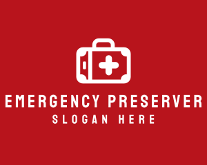 Emergency First Aid Kit logo design