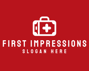 Emergency First Aid Kit logo design