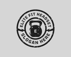 Fitness Barbell Gym logo design