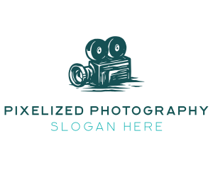 Camera Lens Videography logo design