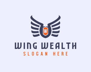 Medieval Viking Wings logo design