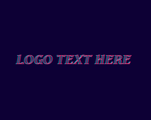 Text logo example 3