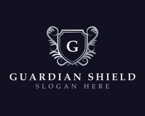 Premium Deluxe Shield logo design