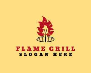 Chicken Barbeque Grill logo design