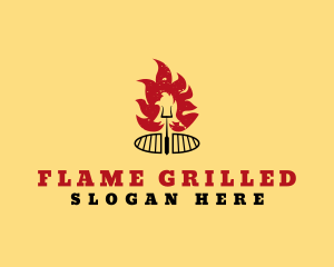 Chicken Barbeque Grill logo design