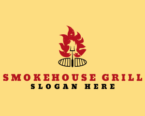 Chicken Barbeque Grill logo design