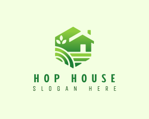 House Landscaping Turf logo design