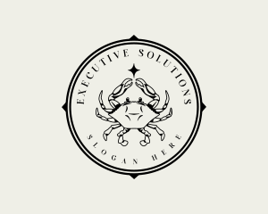 Restaurant Seafood Crab Logo