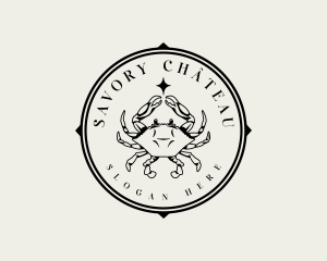 Restaurant Seafood Crab logo design