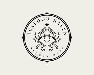 Restaurant Seafood Crab logo design