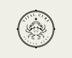 Restaurant Seafood Crab logo design