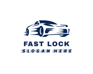 Sports Car Speed Racing logo design