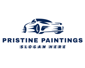 Sports Car Speed Racing logo design