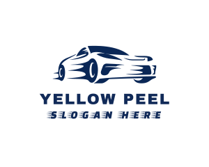 Sports Car Speed Racing logo design