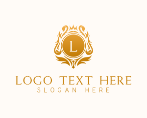 Premium Luxury Shield Crown logo