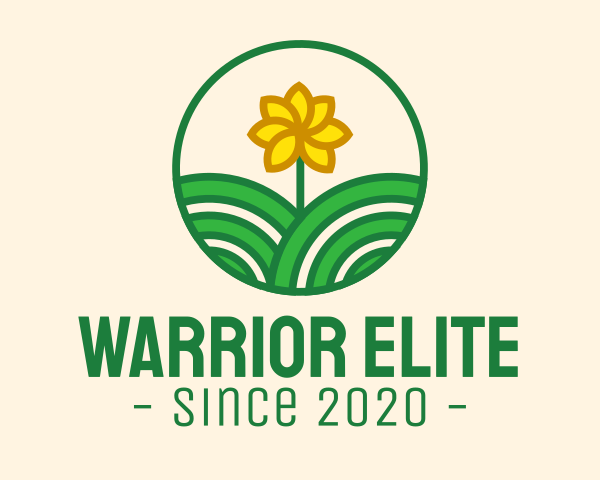 Green And Yellow logo example 1